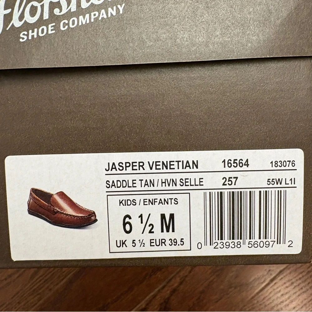 Florsheim Tan Leather “Jasper Venetian” Loafers
